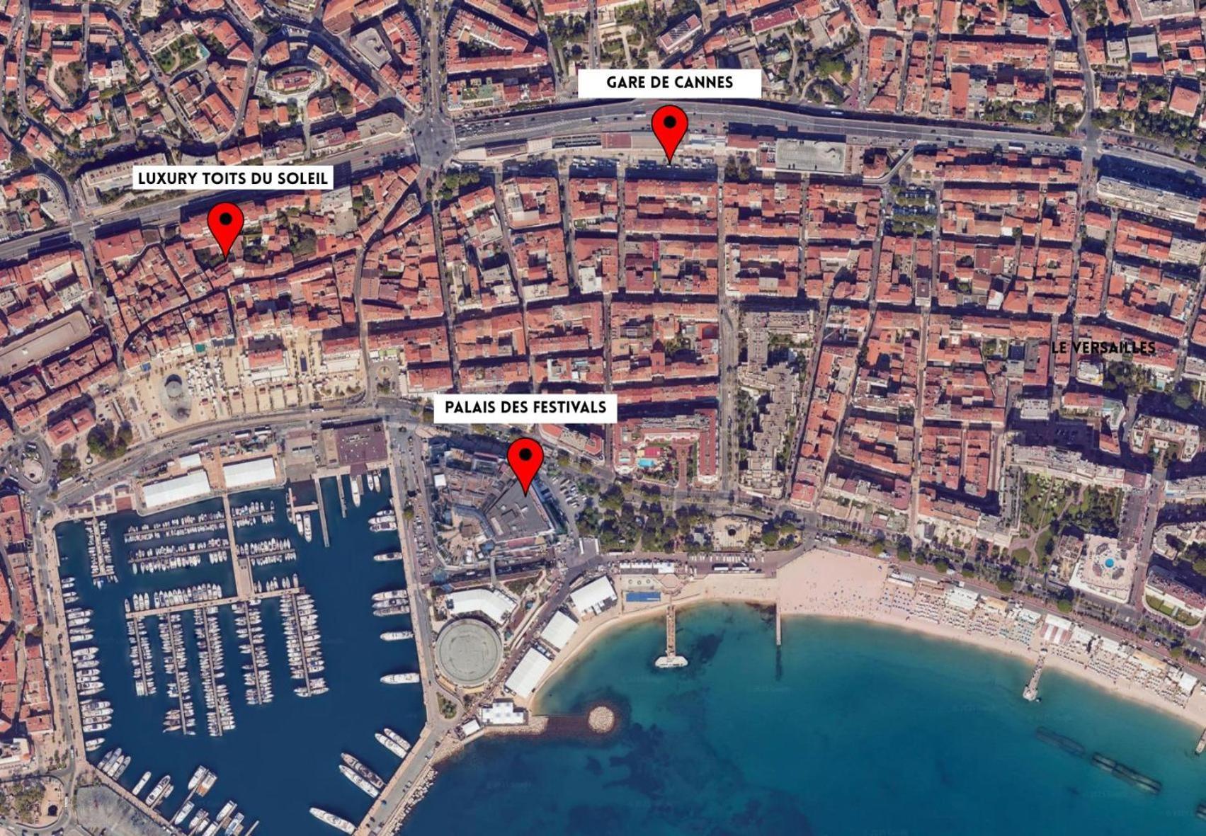 Luxury "Les Toits Du Soleil" - Magnifique Appartement Avec Terrasses Et Jacuzzi - Centre De Cannes - By Scls Locations Exterior photo